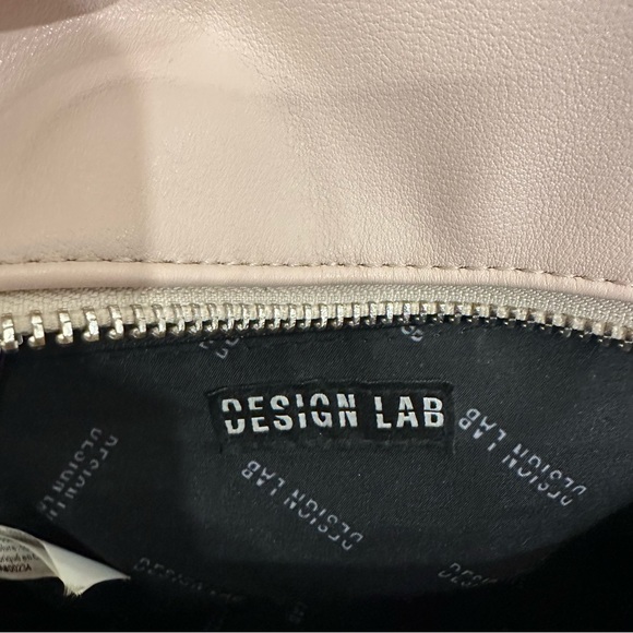 Design Lab blush/rose faux leather mini backpack with pearls & stud detail - Picture 5 of 6